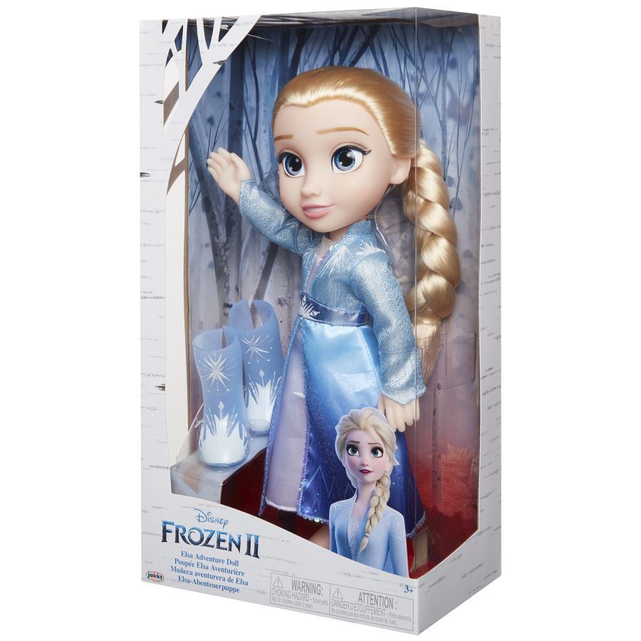 Pelagic extract Make a bed Papusa Elsa cu rochie de calatorie, Disney Frozen