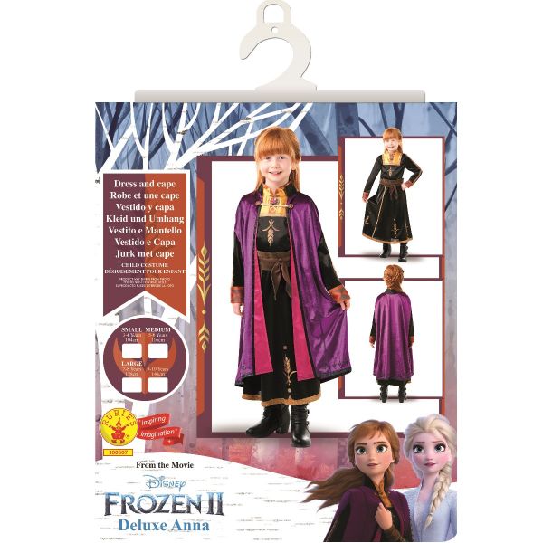 Costum Anna de calatorie deluxe II, Disney Frozen, 3-4 ani