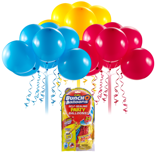 Baloane de petrecere Set Rezerve Rosu, Galben, Albastru, Bunch O Balloons, 24 baloane