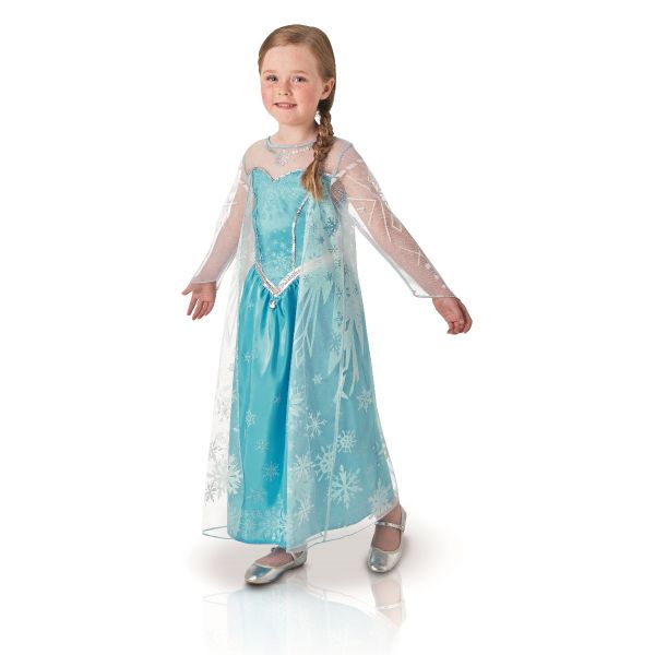 Costum deluxe Elsa, Disney Frozen, 7-8 ani