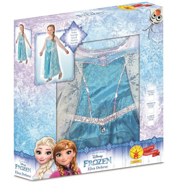 Rochita deluxe Elsa, Disney Frozen, 3-4 ani