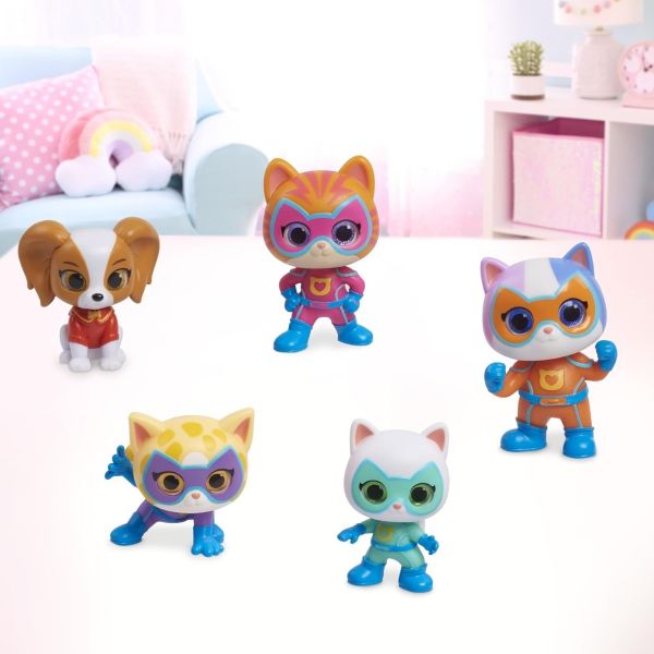 SuperKitties - Set de joaca cu 5 figurine