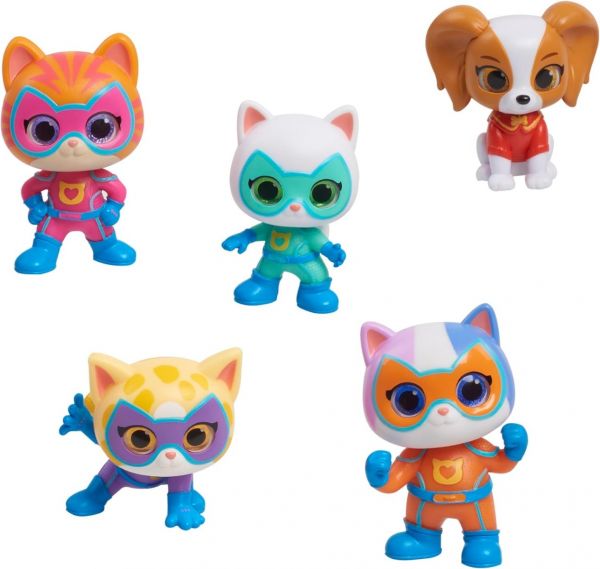 SuperKitties - Set de joaca cu 5 figurine
