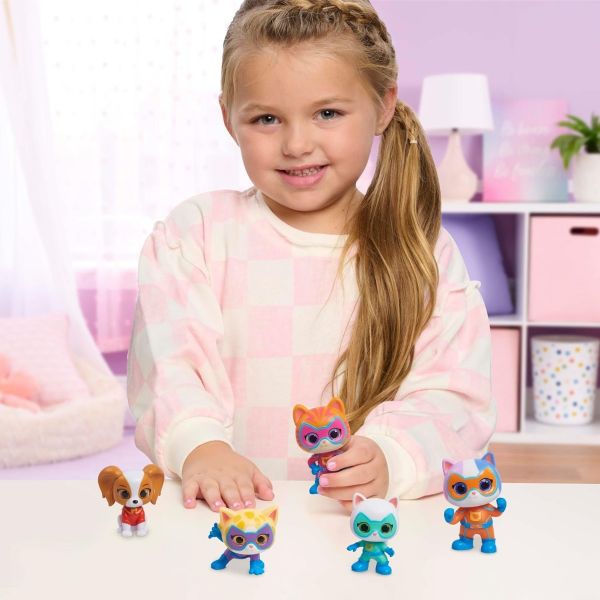SuperKitties - Set de joaca cu 5 figurine
