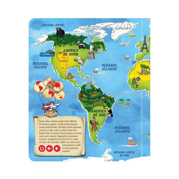 Raspundel Istetel, Carte Atlasul lumii