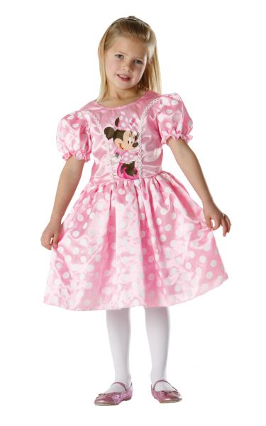 Rochita clasica roz Minnie, Disney Minnie Mickey,  5-6 ani