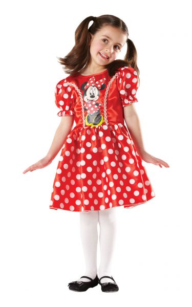 Rochita clasica rosie Minnie, Disney Minnie Mickey, 7-8 ani