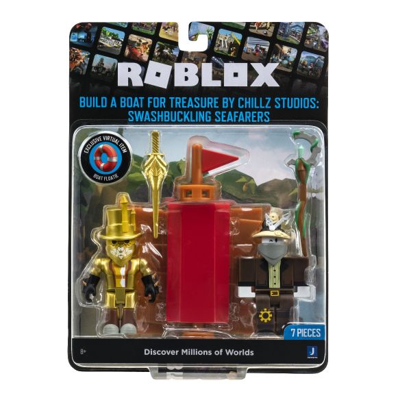 Set figurine blister, Roblox,  Build a Boat for Treasure by Chillz Studios: Swashbuckling Seafarers